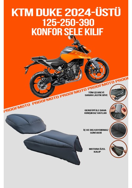 KTM DUKE (2024 - Üstü) Konfor Sele Kılıf