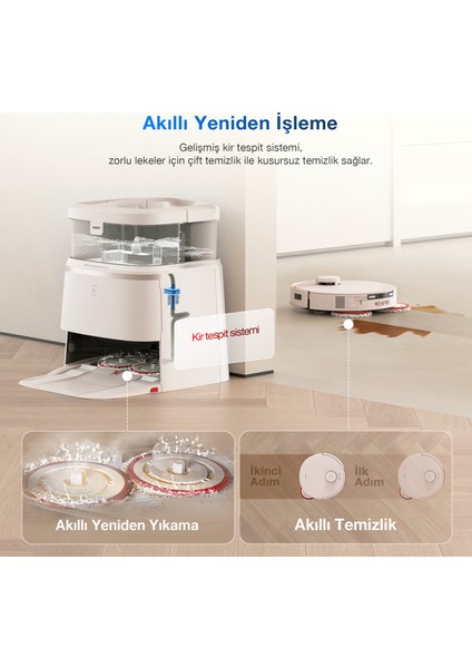 “Ecovacs Deebot T30 Pro Omni Akıllı Robot Süpürge ve Paspas fiyatları