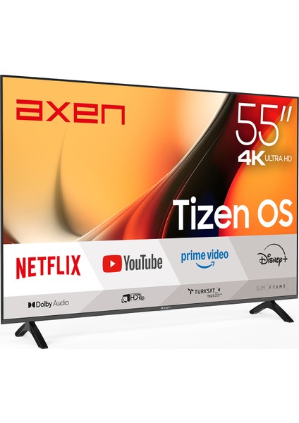 AX55FMN501 55" 139 Ekran Uydu Alıcılı 4K Ultra HD Smart Tizen LED TV fiyatları