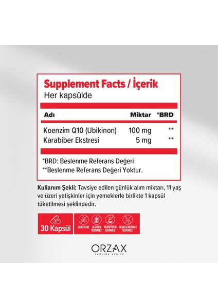 Ocean Koenzim Q10 30 Kapsül fiyatları