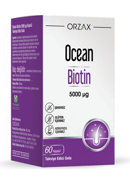 Ocean Biotin 60 Kapsül