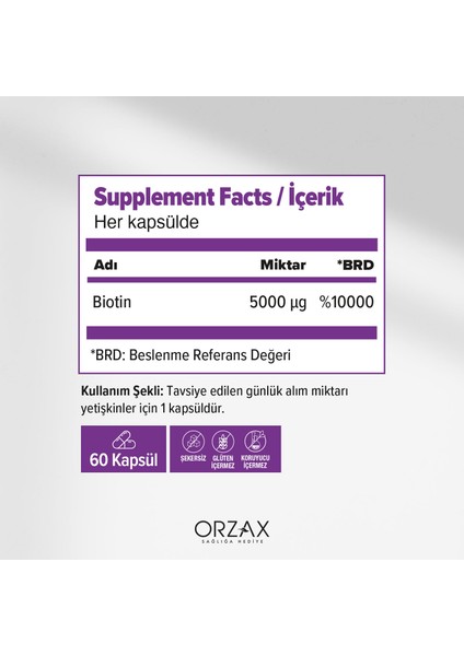 Ocean Biotin 60 Kapsül indirimleri