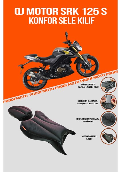 QJ MOTOR SRK 125 S Konfor Sele Kılıf