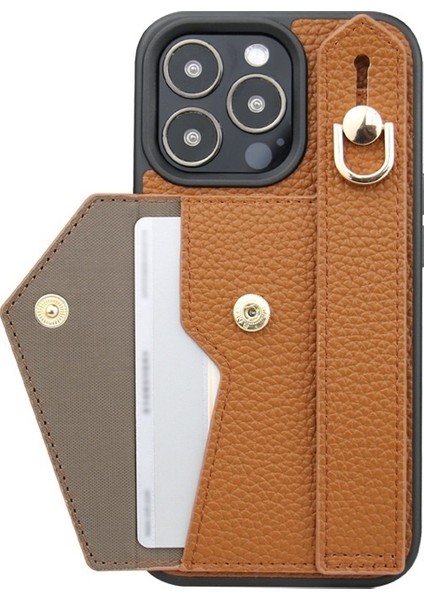iPhone 16 Bilek Kayışı Kart Tutucu Kart Tutucu Cep Telefonu Kılıfı Için Uygundur (Yurt Dışından)