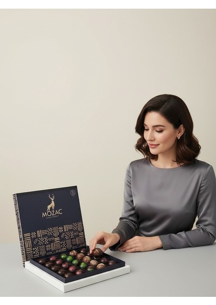 Karışık Lıkorlu Çikolata 126 gr -Mozac Mıxed Lıquor Fılled Chocolate