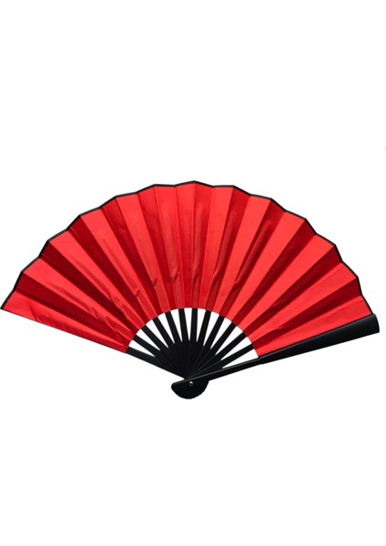 Plastik Kumaş Yelpaze 12'li Kırmızı fiyatları