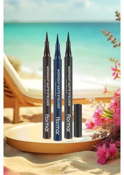 Yoğun Pigmentli ve Mat Bitişli Midnight Matte Kalem Likit Eyeliner (004 Yeşil) 8690604641673 indirimleri