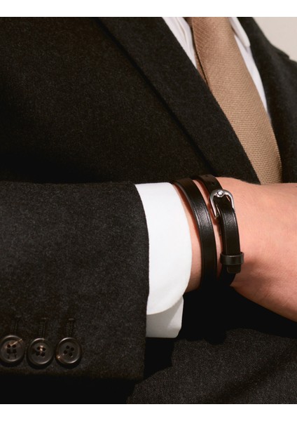 Bileklik At Nalı Tokalı Siyah, Ayarlanabilir Boyut 134056 fırsatları