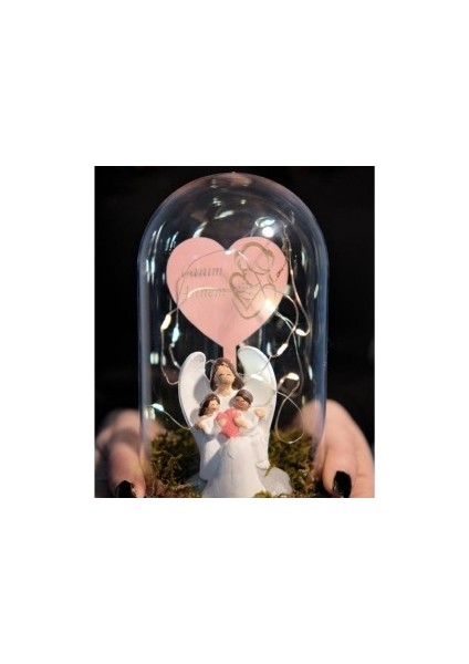 Teraryum Fanus Işıklı Canım Annem Yazılı Melek Anne Ve Çocuklar Hediye fiyatları