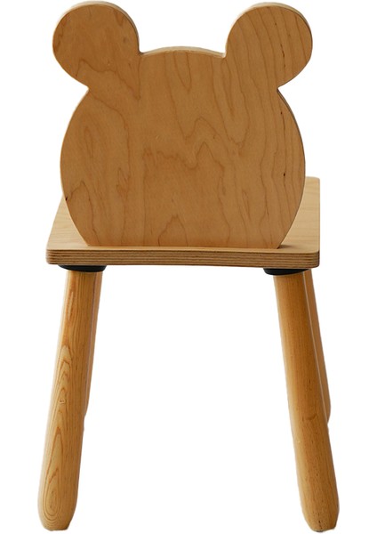 Doğal Ahşap Çocuk Sandalye Ayı fırsatları
