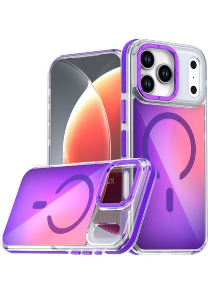 iPhone 17 Pro Max Tpu Akrilik Telefon Arka Kapağı Magsafe ile Uyumlu (Yurt Dışından)