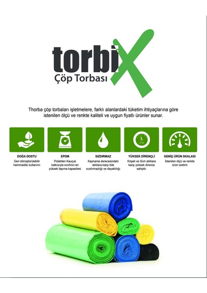 Sıfır Atık Çöp Poşeti Plastik Atık Sarı 80*110 cm 10 Rulo 6 KG modelleri