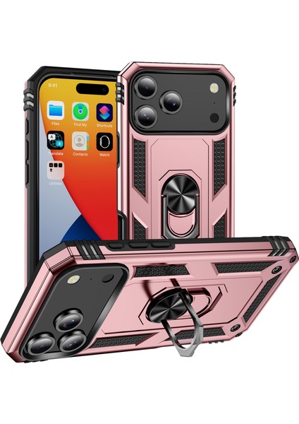 iPhone 17 Pro Pc + Ayaklı Tpu Telefon Kılıfı Için (Yurt Dışından)