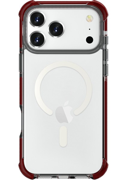 iPhone 17 Pro Güçlendirilmiş Köşeler Tpu + Akrilik + Tpe Telefon Kılıfı Magsafe ile Uyumlu (Yurt Dışından) indirimleri