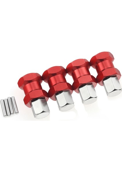 2x Rc Araç Metal 12MM Tekerlekli Hex Hub Eksenel SCX10 D90 CC01 F350 1/10 Rc Prwler-Red Için 15MM Uzatma Kuplörü (Yurt Dışından) fırsatları