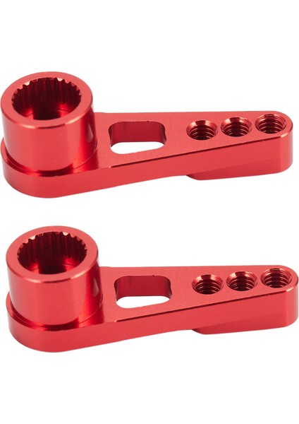 2 Pcs 25T Servo Kol Korna Wltoys A949 A959-B A969 A979 K929 Rc Araç Parçaları Kırmızı (Yurt Dışından)