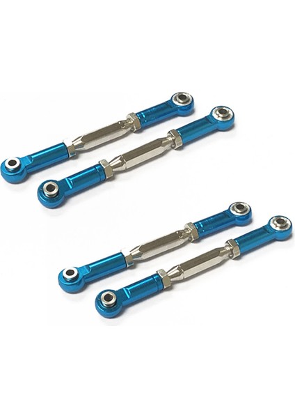 Traxxas Slash Için 4x 4x4 Alüminyum Direksiyon Talmat Tip Toe Link Camber Linkage 85MM-97MM M3 Mavi (Yurt Dışından)