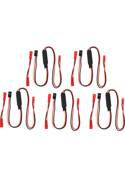 5x Vinç Ch3 3 Yollar Kontrol Hattı Paneli Uzaktan Kontrolör Alıcı Kablosu 1/10 Rc Prıger Axıal SCX10 Traxxas Trx4 (Yurt Dışından)