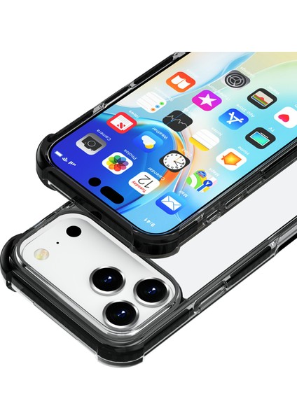 iPhone 17 Pro Dört Köşe Düşmeye Karşı Dayanıklı Şeffaf Tpu + Tpe + Pc Telefon Kılıfı (Yurt Dışından) fırsatları