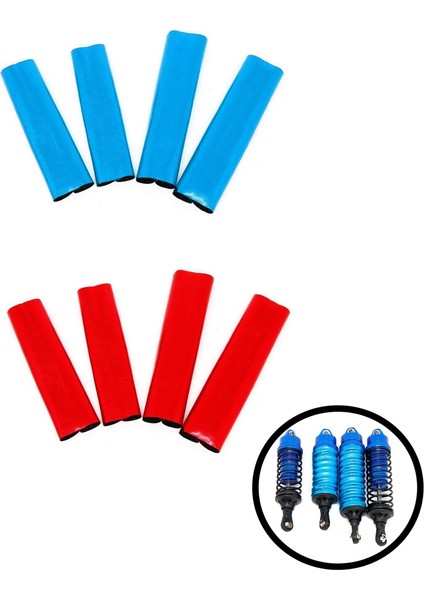 4pcs Toz Durumu Şok Emici Toz Kapağı Koruma 1/10 Traxxas Slash 4x4 4WD 2WD 2WD Rustler Stampede Parts 1 (Yurt Dışından) fiyatları