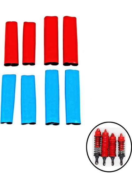 4pcs Toz Durumu Şok Emici Toz Kapağı Koruma 1/10 Traxxas Slash 4x4 4WD 2WD 2WD Rustler Stampede Parts 1 (Yurt Dışından) fırsatları