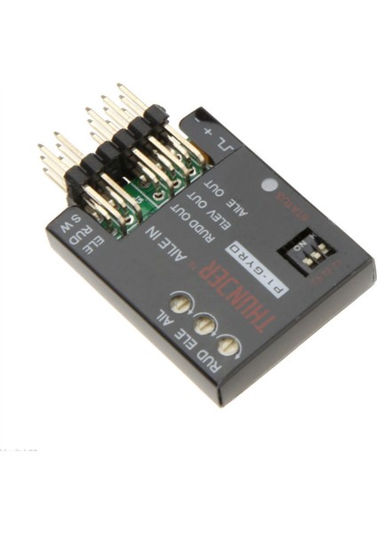 2x P1-Gyro 3 Eksenli Uçuş Kontrolör Stabilizatör Sistemi Sabit Uçan Kanat Siyahı Için Gyro (Yurt Dışından) indirimleri