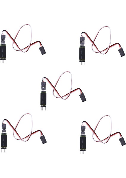 5x LED Lamba Işık Kontrol Anahtarı Panel Sistemi Traxxas Hsp Redcat Için 3ch&#39 Yi Aç/kapat (Yurt Dışından)