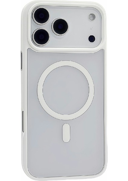 iPhone 17 Pro Manyetik Kılıf Cilt Dokunmatik Tpu Akrilik Telefon Arka Kapağı (Yurt Dışından)