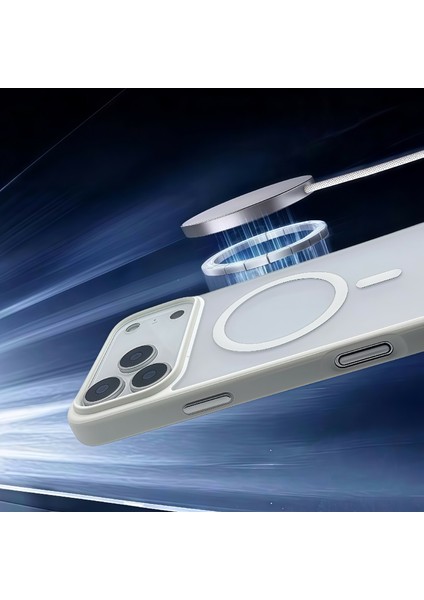 iPhone 17 Pro Manyetik Kılıf Cilt Dokunmatik Tpu Akrilik Telefon Arka Kapağı (Yurt Dışından) fiyatları