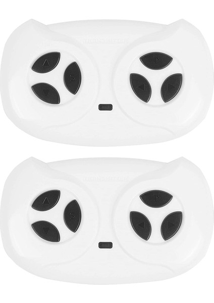 2x Çocuk Elektrikli Araba Uzaktan Kumandası Çocuklar Elektrikli Araçlar Yedek Parçalar Beyaz (Yurt Dışından)