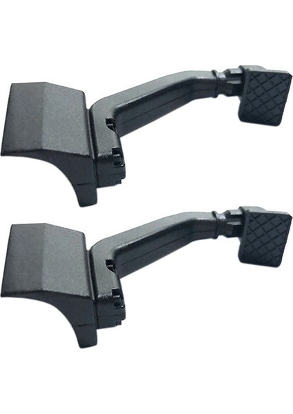 Eksenel SCX10 SCX10 Iıı AXI03007 Mst Jeep Wrangler Vücut Kabuğu Için 2x 1/10 Rc Paletli Siyah Şnorkel (Yurt Dışından)