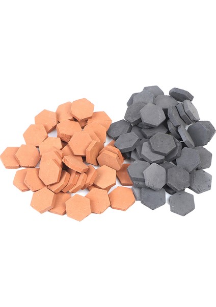 40PCS 1/16 Ölçekli Simülasyon Minyatür Altıgen Kırmızı Tuğla Model Dıy Peri Dollhouse Bahçe Aksesuarları Oyuncak Tuğla Kırmızı (Yurt Dışından) indirimleri