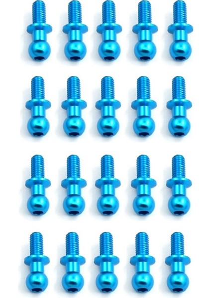 20PCS Metal M3 Hex Ball Kafa Vidaları Tamiya Için (Yurt Dışından)