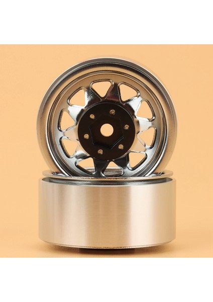 8pcs Derin Tabak Vagonu 1 9 Metal Beadlock Tekerlek Göbeği 1/10 Rc Paletli Eksenel SCX10 90046 Traxxas Trx4 RC4WD D90 1 (Yurt Dışından) modelleri