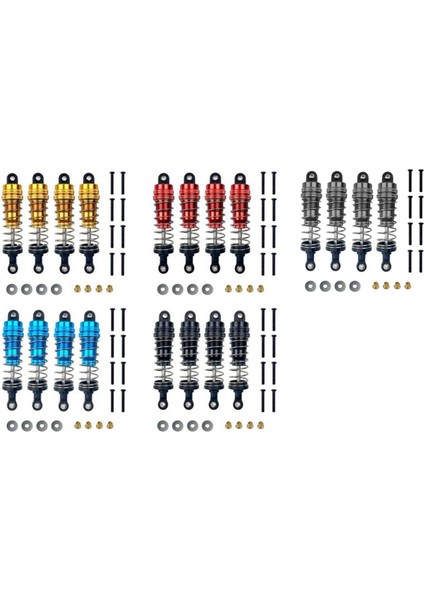8x MN86K MN86KS MN86 MN86S Mn G500 1/12 Rc Araba Yükseltme Parçaları Metal Şok Emici Damper Aksesuarları Kırmızı (Yurt Dışından) fiyatları