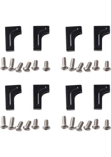 8pcs Eksenel SCX10 CC01 D90 1/10 Rc Crawler Car Için Metal Servo Montajı (Yurt Dışından)