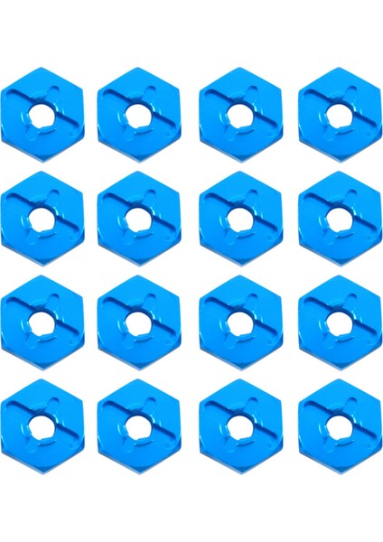 16PCS Altıgen Birleştirici Tekerlek Jant Hex 7mm Yükseltme 12MM Metal Adaptör 1/18 Wltoys A949 A959 A979 K929 1/10 Lastikler (Yurt Dışından)