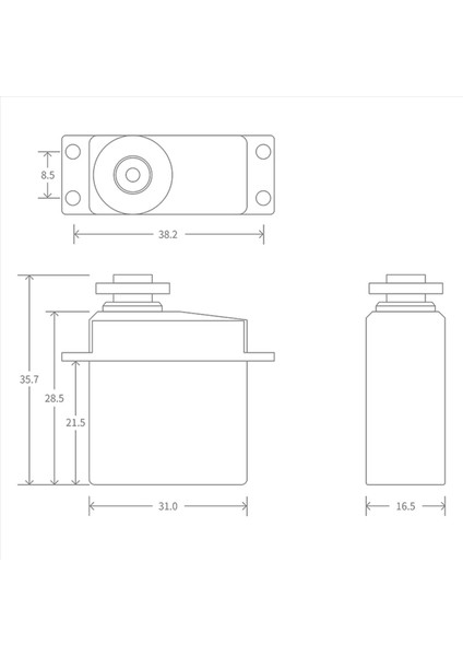 2x M0200 20G Analog Dişli Servo 3 5kg 1/16 1/14 1/12 Zd Yarış Rc Araç Aksesuarları Rc Parçaları (Yurt Dışından) fırsatları