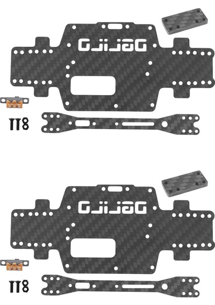 Wltoys Için 2x K969 K979 K989 K999 P929 P939 1 28 Yükseltilmiş Karbon Fiber Şasi Araç Alt Düşük Gövde Kabuğu (Yurt Dışından)