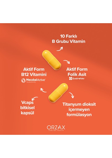 Ocean B Complex 50 Kapsül Takviye Edici Gıda fiyatları