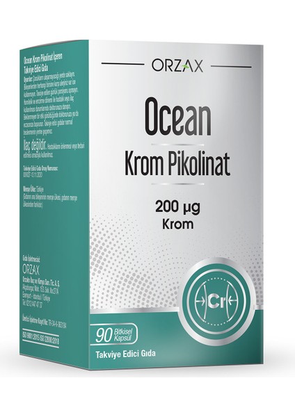 Ocean Krom Pikolinat 20 Mcg 90 Kapsül