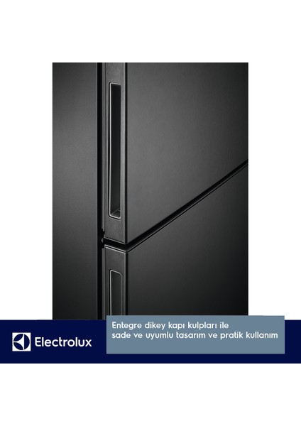 LNT7MD58B 700 Serisi TwinTech No Frost D Enerji Sınıfı Inverter Alttan Donduruculu Buzdolabı Koyu Inox