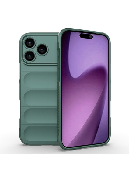 iPhone 17 Pro Max Düşmeye Karşı Dayanıklı Yumuşak Tpu Sağlam Telefon Arka Kılıfı (Yurt Dışından)