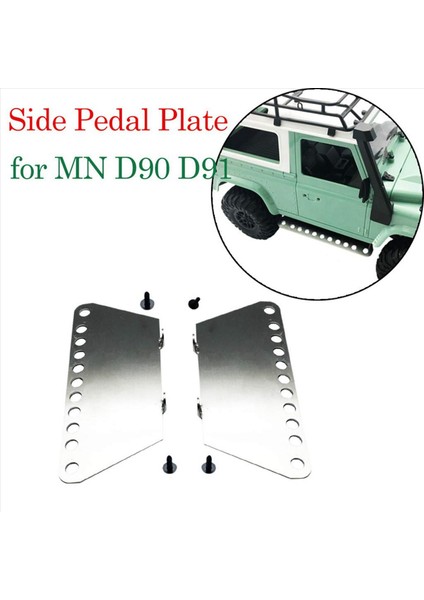 Mn Için 2x Model 1 12 D90 D91 Rc Araba Yedek Parçaları Metal Pedalı (Yurt Dışından) fırsatları