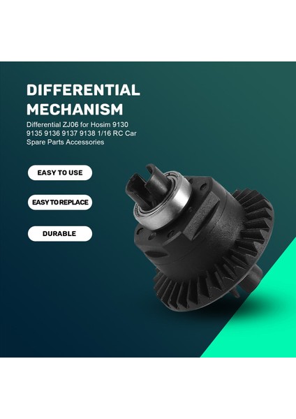 Xinlehong Hosim Için Diferansiyel ZJ06 9130 9135 9136 9137 9138 1/16 Rc Araba Yedek Parçalar Aksesuarları (Yurt Dışından) fırsatları