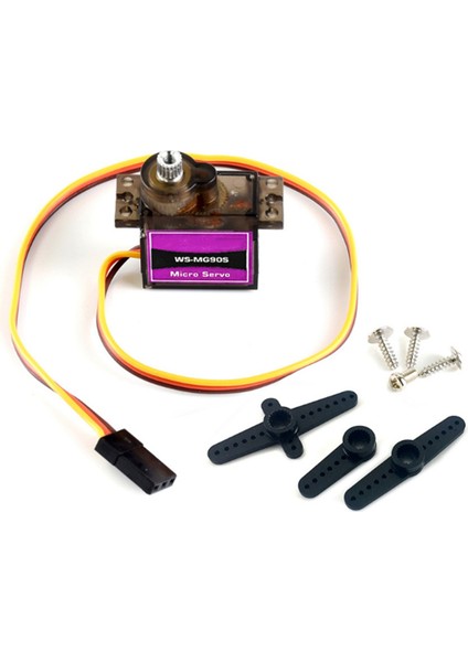 MG90S Servo Metal Gear 2kg/cm 2 8kg/cm 180 Derece Tork Helikopter Düzlemi Tekne Araba Rc Robot Için Dijital Servo (Yurt Dışından)