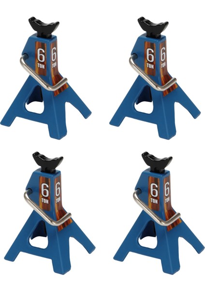 4x Metal Jack Simülasyon Simülasyon Mini Oyuncak 1/10 Rc Craıl Kamyon Araç Trx4 SCX10 Simülasyon Tırmanma Araçları Mavisi (Yurt Dışından)