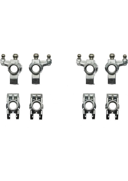 2x Metal Direksiyon Kupası Scy 16101 16101 Pro 16102 16103 16201 16301 16302 16303 Rc Araba Yükseltme Parçaları (Yurt Dışından)