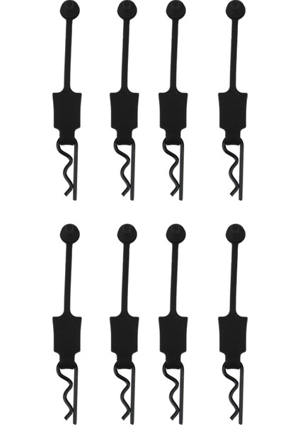 8pcs Lastik Araba Gövdesi Klipsli Tutucu Kabuk 1/10 Arrma Senton Granit Typhon Traxxas Eğik Udr 4 (Yurt Dışından)