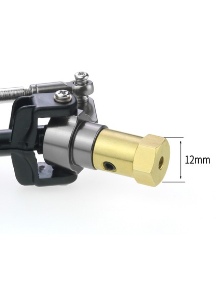 8pcs 5mm Ila 12MM Pirinç Birleştirici Tekerlek Hub Hub Hex Adaptör Wpl B14 B16 C14 C24 Mn D90 D91 MN99S Rc Araç Yükseltme Parçaları (Yurt Dışından) modelleri